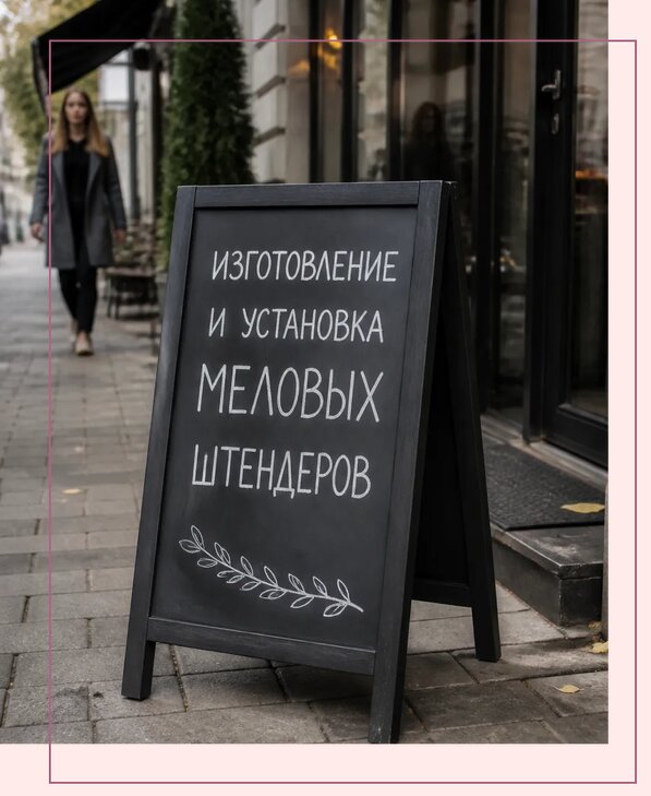 Меловые штендеры в Ефремах по цене от 6659 р. | Аванза-Фрм